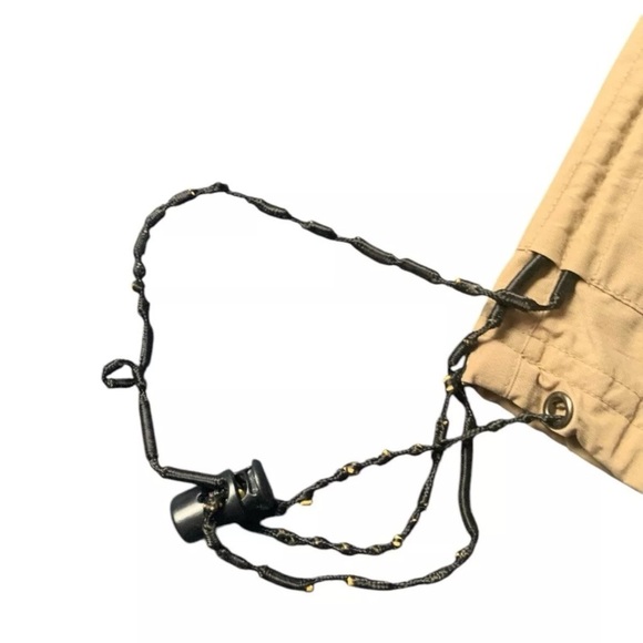 Skateboard Pants Technical Drop Seat Zipper Khaki 30X32 Relaxed Fit - Picture 8 of 11